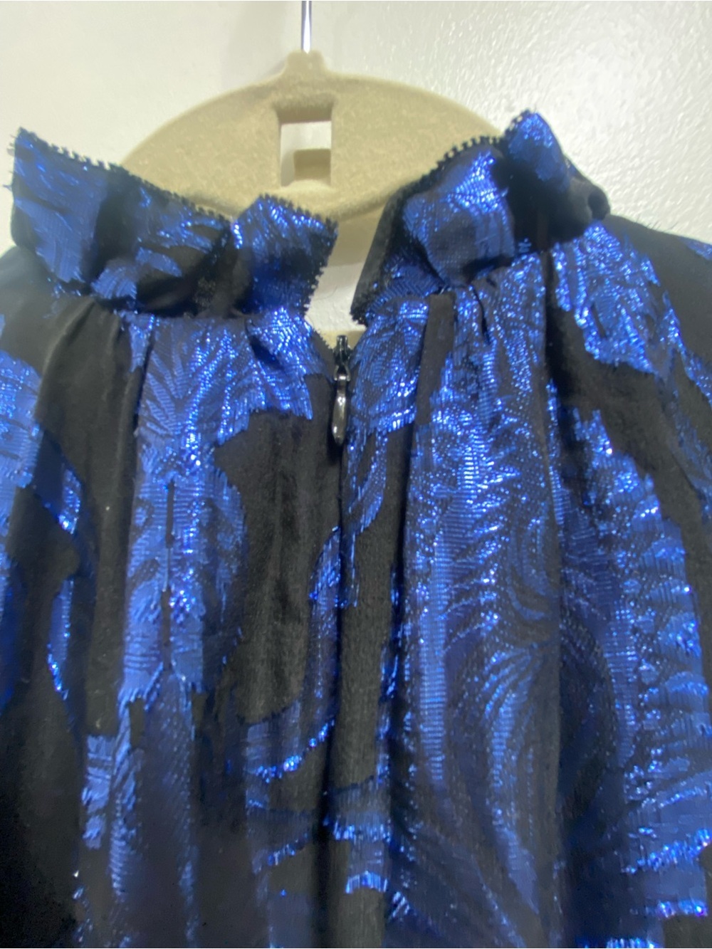 Alice + Olivia Marella Tiered Burnout Mini Dress - Picture 8 of 10